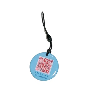 Hình dạng tùy chỉnh lập trình thẻ chó NFC với mã QR độc đáo số ID khác nhau để nhận dạng thú cưng - Product Image 2