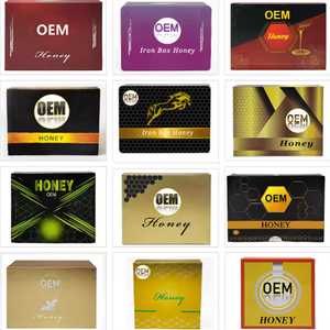 عسل ملكي عالي الجودة بالجملة لتعزيز الأداء الجنسي للرجال، عبوة VIP مطلية بالأشعة فوق البنفسجية مع نقش هدايا، صندوق منزلق بتصميم خاص - Product Image 5