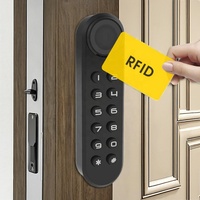 Serrure électrique numérique personnalisable de code de passe d'armoire de RFID avec l'avertissement de batterie faible pour la chambre à coucher d'appartement
