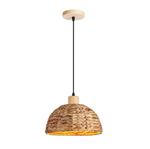 American casale tessuto a vento lampadario di bambù Cross-Border in <span class=keywords><strong>Rattan</strong></span> ciondolo per Hotel ristorante Bar Homestay medio appeso - Product Image 5