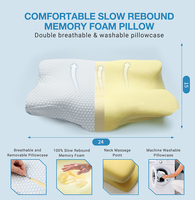 Memory Foam Kissen Seitens chläfer Kissen für Nacken-und Schulter schmerzen Bett kissen für Seitens chlaf