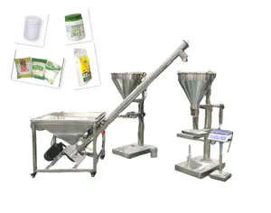 High Quality Semi Automatic Dry Powder Filling Machine With Auger Filler