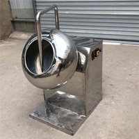 Pulvérisateur de liquide gobelet automatique Bubble Gums Noix Coater Mixer Tumbler Le plus bas Chocolat Bonbons Sucre Arachide Machine de revêtement Prix