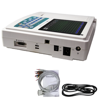 Appareil ECG portable 12 pistes avec écran tactile, impression thermique, batterie longue durée (jusqu'à 10 heures), Classe II, garantie 3 ans, CE