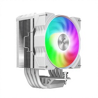 Enfriador de CPU Gamer-X Z-1300 Silencioso ARGB con Disipador de Calor de Aluminio, Conector de 4 Pines, Rodamiento Fluido, 4 Tubos de Calor, 90X90X25MM, 48.8CFM