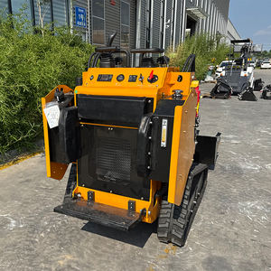 HIGHTOP Euro 5 Epa対応 クボタディーゼル 14kW 19馬力 スキッドステア ミニトラックローダー 450kg 森林用マルチャー・芝刈り機付き - Product Image 5