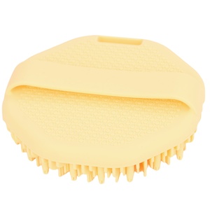 <span class=keywords><strong>Brosse</strong></span> <span class=keywords><strong>ronde</strong></span> de nettoyage anti-bactérien en silicone souple pour le corps, massage exfoliant pour le bain et le dos pour hommes et femmes - Product Image 6