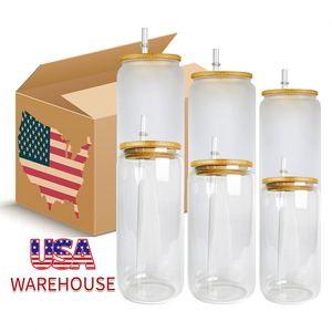 Vasos de Vidrio para Sublimación de 12 oz, 16 oz y 20 oz, en Forma de Lata, para Vinilo, desde Almacén en China - Product Image 3