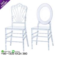 2020 meilleure qualité transparent napoleon chaise transparente pour l'événement de mariage hôtel