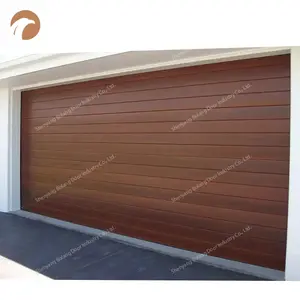 Cheap European Sectional Automatic Luxury Flat Panel Garage Door Good Price