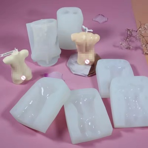 Vente directe usine – Moules en silicone personnalisés pour bougies en forme de torse féminin, grand format, sexy et luxueux, pour la fabrication de bougies DIY - Product Image 4