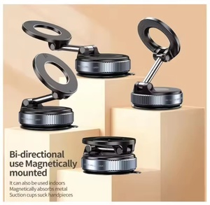 Supporto Magnetico Pieghevole per Telefono con Rotazione a 360 Gradi °   Supporto per cellulare <span class=keywords><strong>da</strong></span> auto con ventosa rotante per parabrezza e cruscotto - Product Image 6