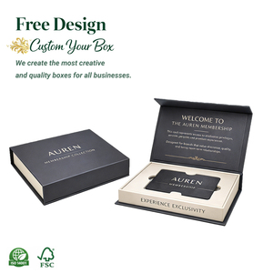 Caja Magnética de Cartón Rígido Reutilizable y Biodegradable de Alta Gama con Laminado Mate y Forro de Esponja de 2 mm - Product Image 1