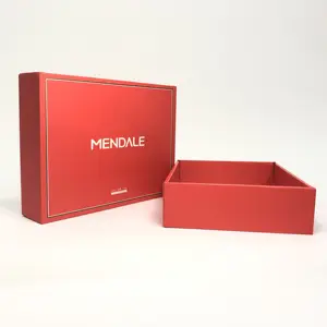 Wedding Packaging Corrugated Paper Customized Gift Paper Cardboard Box With Lid And Base