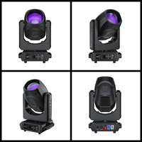 Projecteur à Tête Mobile Faisceau Big Dipper 295W 14R Double Prisme Sharpy, Éclairage de Scène Professionnel pour DJ et Club (DMX Cabeza Móvil Luces)