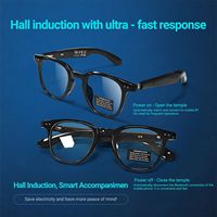 Nouvelles lunettes intelligentes à changement de couleur tendance : traduction IA, musique, appels, protection contre la lumière bleue, lunettes unisexes