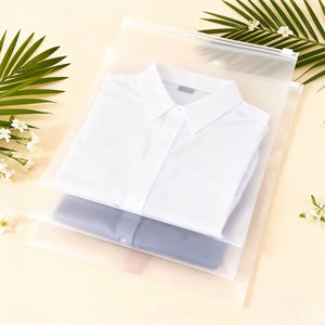 Custom Transparent Plastic Clothing Ziplock Package <b>Bag</b> Frosted Zipper <b>Bag</b> With Logo <b>Zip</b> <b>Zip</b> <b>Lock</b> <b>Bag</b> - Product Image 5