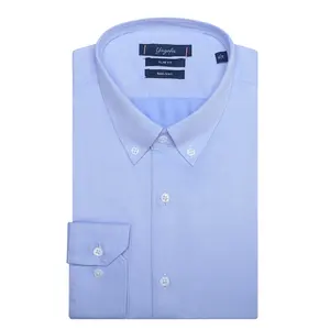 Custom Best quality yagefei 100% cotton formal dress men's non iron shirt long sleeve