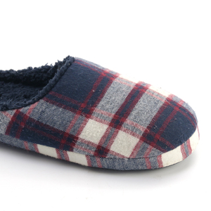 Slip on forrado de felpa de felpa de espuma de memoria cálida de invierno para mujer <span class=keywords><strong>Zapatillas</strong></span> de interior de cuadros a cuadros - Product Image 4
