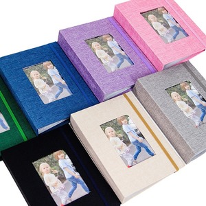 Zheyu Qimei Nuovo Album Fotografico con Copertina in Tessuto da 3, 6, 7 Pollici, Pagine Trasparenti, Stile Cross-Border - Product Image 5