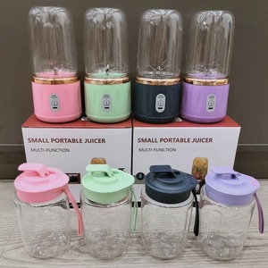Yeni açık havada toptan Mini buz yüzlü 6 bıçak Mini ev Usb şarj edilebilir taşınabilir <span class=keywords><strong>Blender</strong></span> - Product Image 1