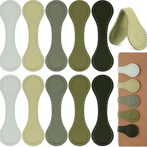Wholesale High Quality Promotional Gift PU Leather Bookmark Customize Logo Magnetic Bookmark