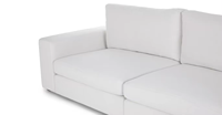 Sofá seccional personalizado de fábrica en la nube, sofá Seccional de Color sólido, sofá seccional modular para sala de estar para el hogar
