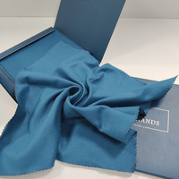 Vente en gros de chiffons personnalisés en microfibre et daim, argent sterling, bijoux en or, montre, nettoyage, polissage, vêtements de nettoyage avec logo