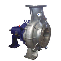 Ih pompa sentrifugal proses standar/umum, pompa air bersih baja antikarat pompa kimia Ih200-150-400b/4 tiang