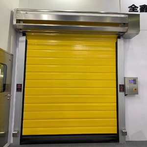 Puerta Rápida de Acero Inoxidable para Almacenamiento en Frío de Alta Velocidad |   Puerta Rápida Aislada Automática para Entornos de Baja Temperatura - Product Image 1