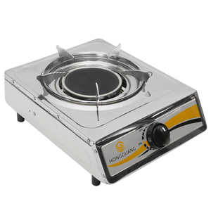 Estufa de <span class=keywords><strong>Gas</strong></span> Portátil de un Solo Quemador Infrarrojo de Acero Inoxidable, <span class=keywords><strong>Cocina</strong></span> de GLP/GN <span class=keywords><strong>para</strong></span> Uso en Casa, Autocaravanas y Exteriores - Product Image 3