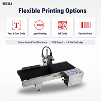 Mesin Printer Ink Jet Mini Otomatis untuk Tanggal Kedaluwarsa pada Kaleng, Botol Plastik, Karton, Mesin Pencetak Tanggal Kedaluwarsa Online