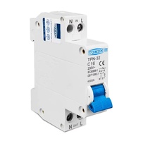 Mini Interruptor Automático de CC de 1P 125A 250V para Sistema Fotovoltaico, Curva C, Interruptor Principal de Batería, Montaje en Riel DIN