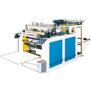 High speed HDPE LDPE Heat Sealing T-shirt Supermarket nylon Plastic shopping bag making machine