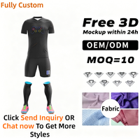 Maillot de football personnalisé 100 % polyester respirant, sublimé pour les matchs de la ligue scolaire allemande, uniforme de football avec logo et nom personnalisables
