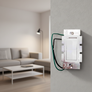 미국 120V 5A 최대 600W 벽면 매립형 슬라이드 디머 온오프 스위치 (가정용, 디밍 가능 LED/할로겐 백열 전구 호환) - Product Image 3