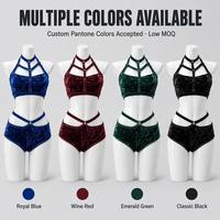 Tenue de danse exotique en velours OEM, pantalon taille haute sexy, combinaison de yoga, tenue de fitness pour femme pour la danse sur barre