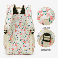 Nouveau sac à dos unisexe à motifs géométriques, style coréen, grande capacité, ensemble de 3 pièces, sac isotherme, fermeture éclair, résistant à l'eau