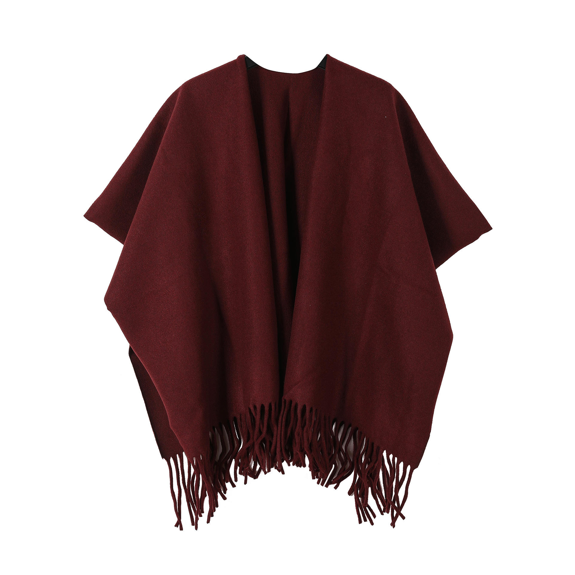 Plain tassel-wine red