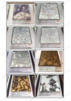 PARTNER VERRE Antique Miroir Feuille De Verre Carreaux Cadre De Fer Moderne Flotteur Motif Maison Hôtel Salle À Manger Escalier Chambre Décoration Murale