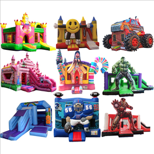 מותאם אישית pvc מיני מתנפחים הטירה קופצנית 13 x13 חיצונית לילדים עם קפיצות טרמפולינה להקפיץ בית למסיבה - Product Image 1