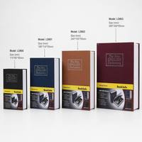 Coffre-fort portable en forme de livre avec serrure à combinaison à 3 chiffres, coffre-fort en acier de sécurité caché pour dissimuler argent, bijoux et documents