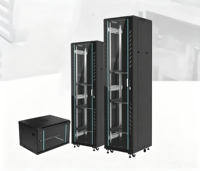 Armoire de serveur 9U murale ou sur pied pour centre de données, armoire réseau 19 pouces 450*530*400mm en matériau SPCC, pièces détachées expédiées