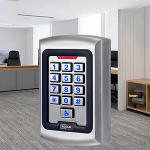 Lector de control de acceso de teclado <span class=keywords><strong>FRID</strong></span> de metal resistente al agua Weigand 26 Out/In Sistema de control de acceso de tarjeta segura independiente - Product Image 4