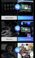 IHeylinkit CarPlay Box para actualización original de radio estéreo de coche con cable a Android 13