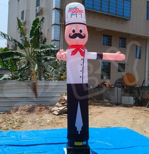 Muñeco Inflable Personalizado <span class=keywords><strong>de</strong></span> Chef Bailarín Aéreo para Restaurante <span class=keywords><strong>de</strong></span> <span class=keywords><strong>Pizza</strong></span> a la Brasa - Product Image 5