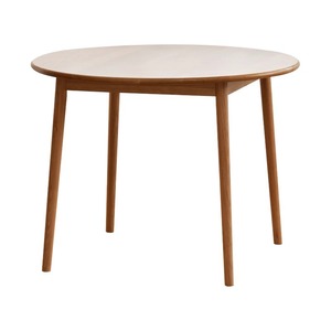 Solid Wood Round <b>Table</b> 3 Piece Set Oak Cherry Wood Minimalist <b>Dining</b> Room Furniture <b>Space</b> <b>Saving</b> Design - Product Image 5