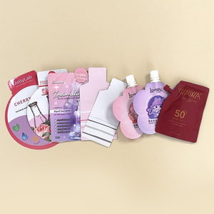 Bolsa de embalaje de loción de perfume de crema cosmética en forma de papel de aluminio laminado con sellado térmico de plástico de impresión personalizada - Product Image 6