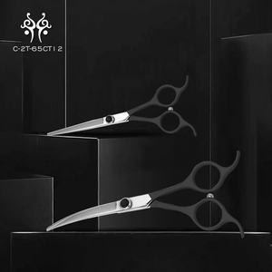 Vendita calda colorato toelettatura dritto e curvo forbici di bellezza forbici per cani per cani e <span class=keywords><strong>gatti</strong></span> toelettatori - Product Image 4