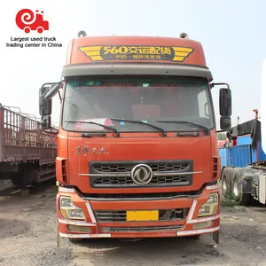 Camión remolque diésel de segunda mano Dongfeng 375hp 6x4 camiones tractores a la venta